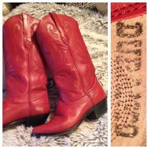 Red Cowboy Boots